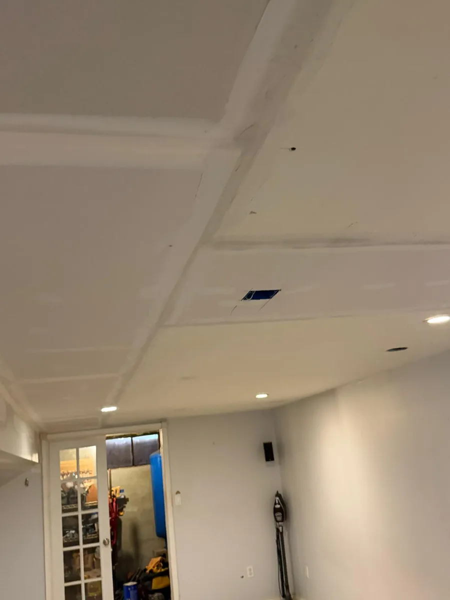 The same basement, painted and lit — AS Home Solutions MD, Maryland