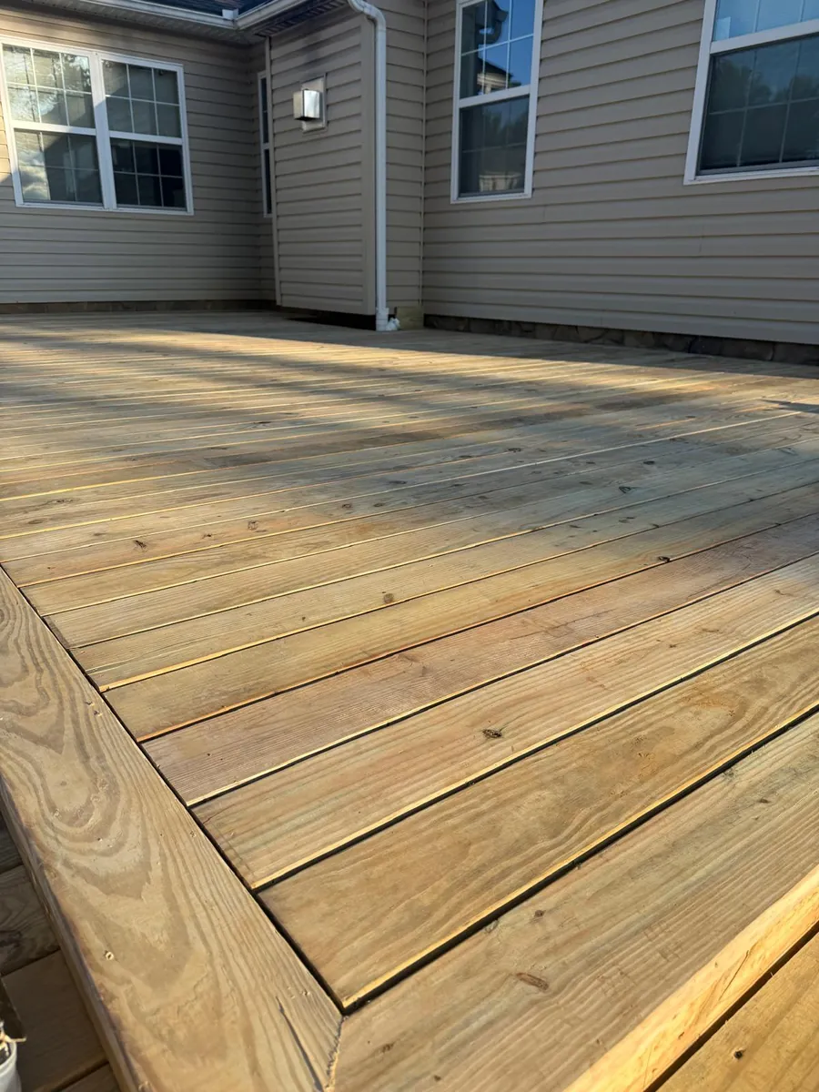 Boards run out on an even gap, edges picture-framed — AS Home Solutions MD, Maryland