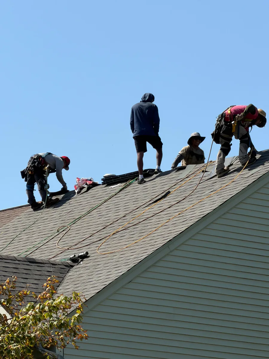 Stripping a roof back to the deck — AS Home Solutions MD, Maryland