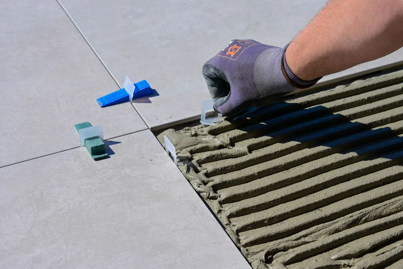 Ceramic & Porcelain Tile in progress — AS Home Solutions MD, Maryland
